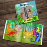 "The Ten Dinosaurs" Personalised Story Book - MX|US-ES