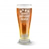 Happy Birthday Engraved Premium Beer Glass