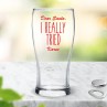 I Tried Standard Beer Glass