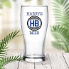 Initial Standard Beer Glass