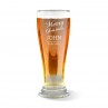 Merry Christmas Engraved Premium Beer Glass