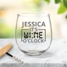 O'Clock Stemless Wine Glass