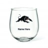 NRL Panthers Stemless Wine Glass