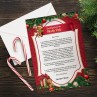 Red Santa Letter