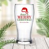 Santa Hat Standard Beer Glass