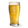 Bottle Top Engraved Standard Beer Glass