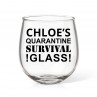 Quarantine Stemless Wine Glass