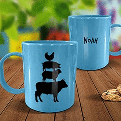 Farm Animals Plastic Mug