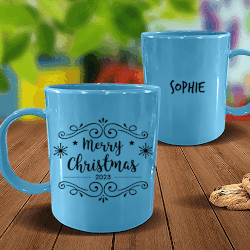 Merry Christmas Plastic Mug