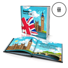 "Tours the UK" Personalised Story Book