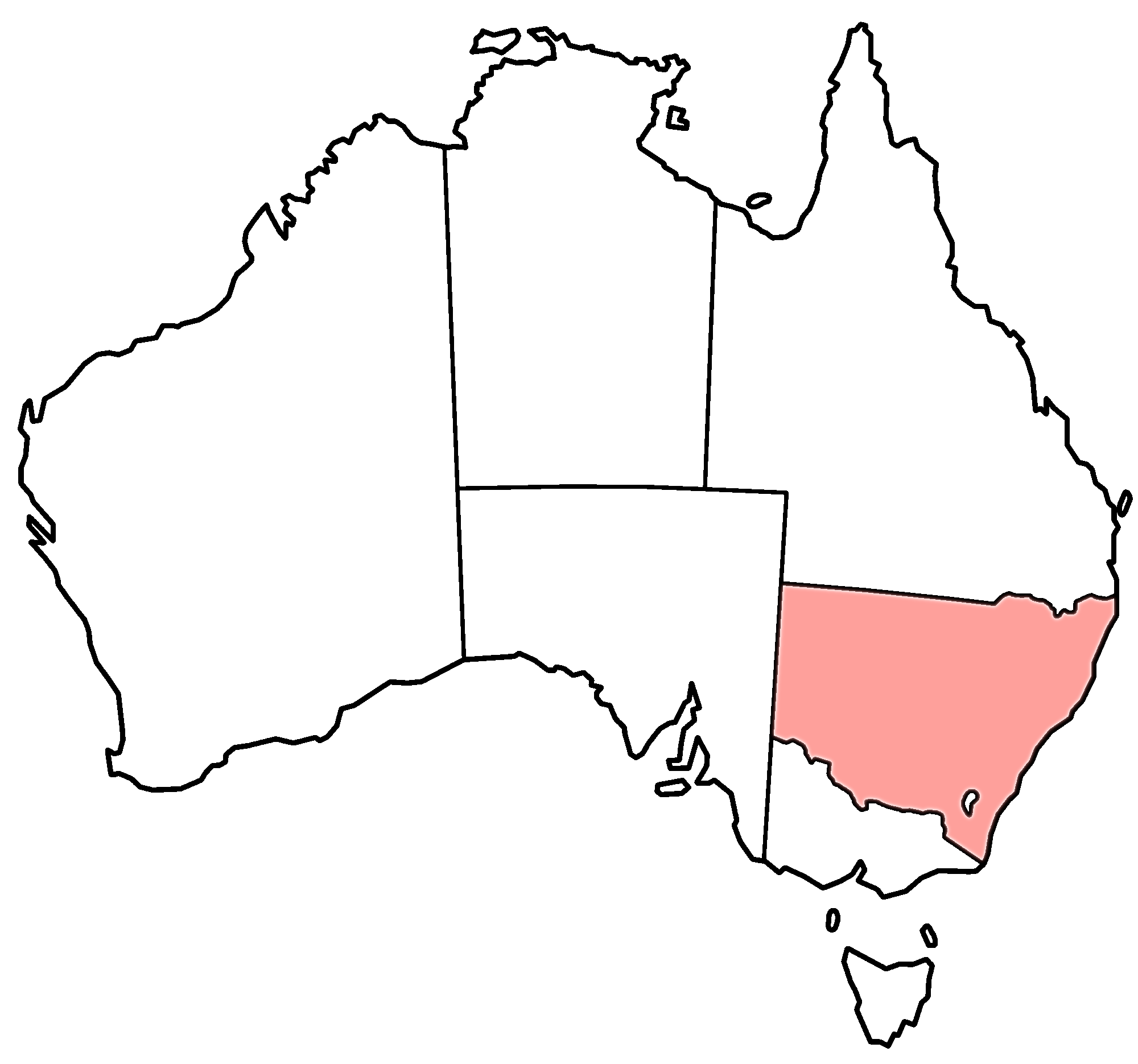 nsw on map